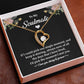 Soulmate Heart Necklace with Message Card & Gift Box