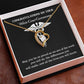 White Coat Ceremony Necklace Gift with Congratulations Card