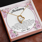 Mommy Necklace Gift from Bump with Message Card