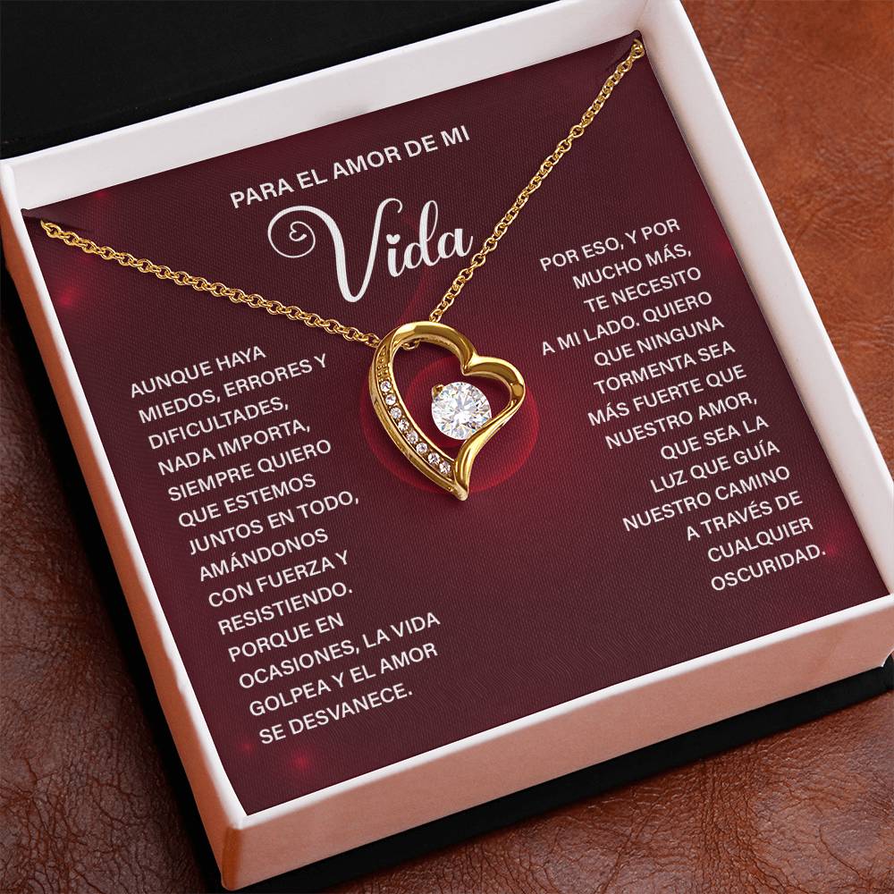 Spanish Love Necklace Gift for Wife or Girlfriend