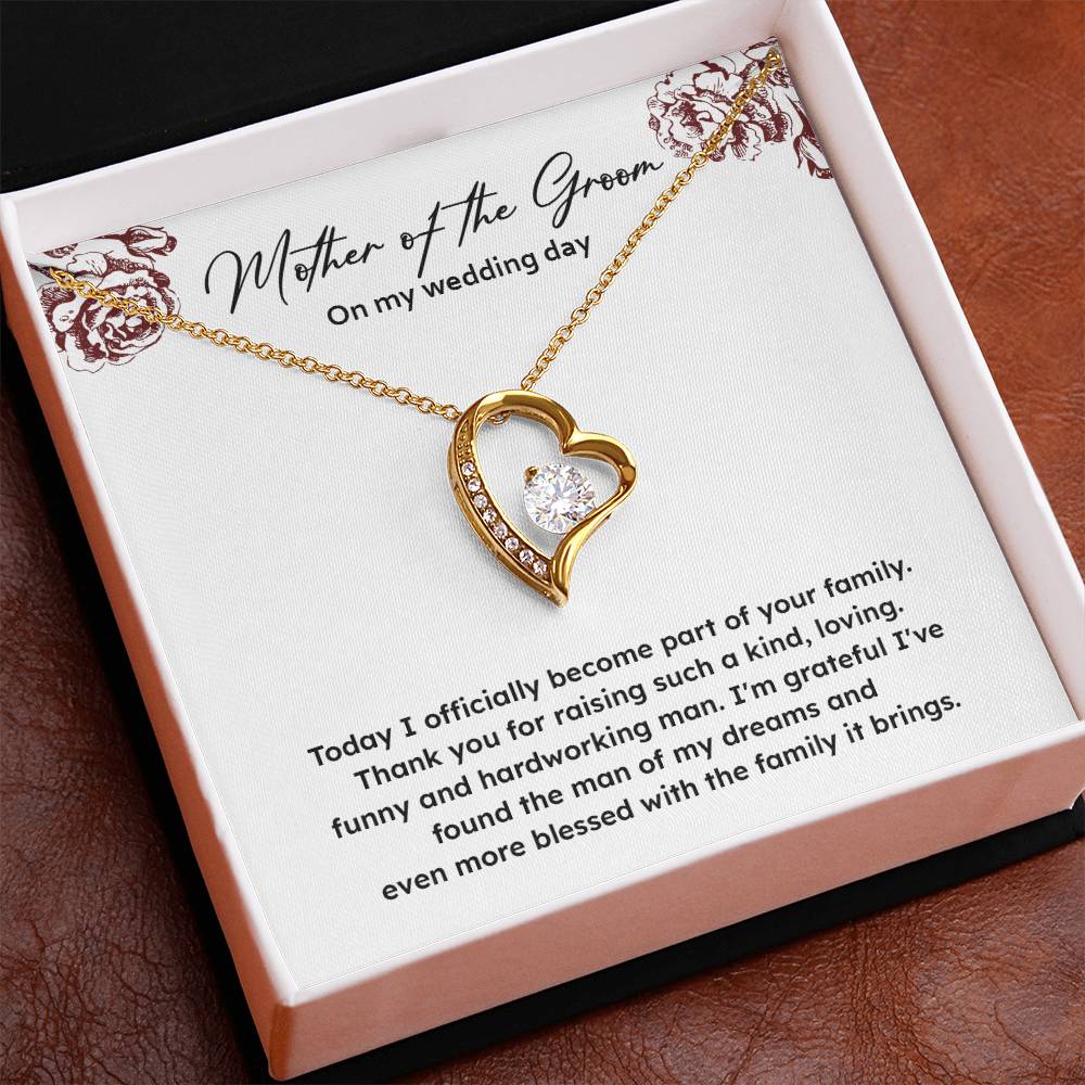 To The Mother Of The Groom On My Wedding Day Mother Of The Groom Gift Wedding Day Gift For Mother-in-law Thank You Gift For Mother Of The Groom Sentimental Gift For Mother Of The Groom