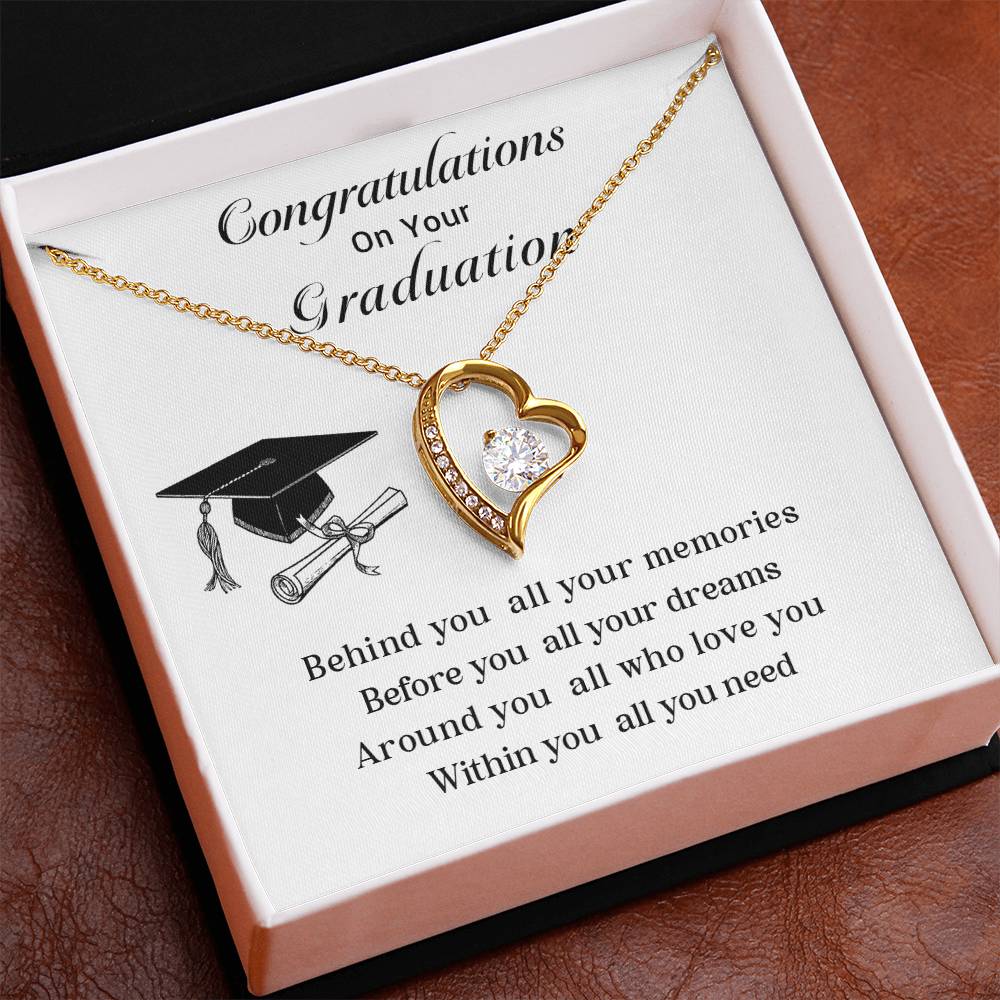 Congratulations On Your Graduation Necklace Graduation Necklace Gift Necklace For Graduate’s Special Day Gift For Graduate’s New Journey Necklace For Graduate’s Memories Gift For Graduate’s Success Emotional Gift For Graduates