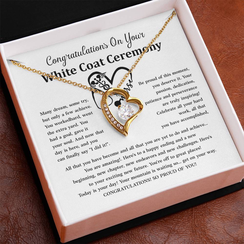 Congratulations On Your White Coat Ceremony You Can Conquer Necklace New Chapter Necklace Personal Growth Jewelry Motivational Jewelry White Coat Ceremony Congratulations Necklace Meaningful Gift For Graduates Emotional Connection Necklace