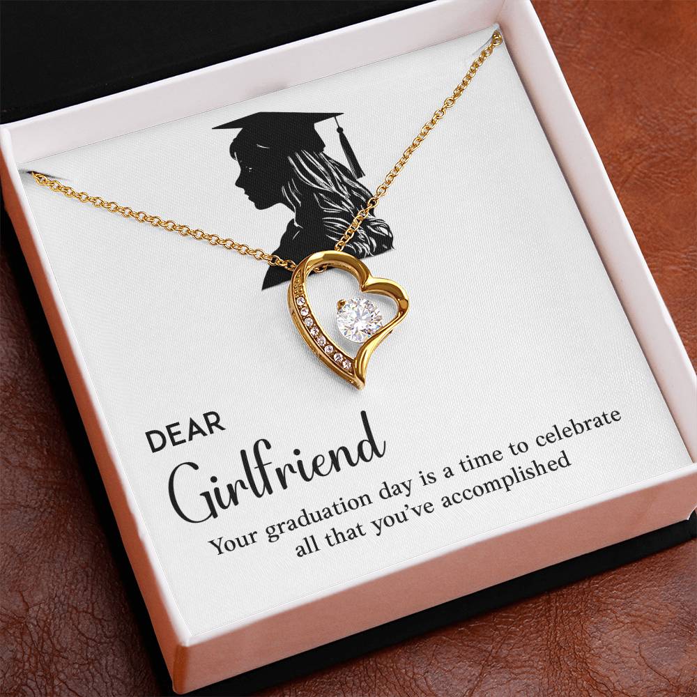 Dear Girlfriend Necklace Graduation Necklace Gift Necklace For Graduation Day Sentimental Graduation Gift Proud Partner Graduation Gift Necklace For New Beginnings Gift For Girlfriend’s Graduation Necklace For Future Success Gift For Girlfriend