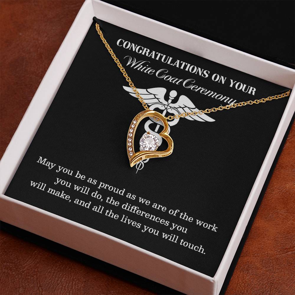 Congratulations On Your White Coat Ceremony You Can Conquer Necklace Enjoy The Journey Necklace Personal Growth Jewelry Motivational Jewelry Meaningful Gift For Graduates Achievements Necklace Congratulations Necklace White Coat Ceremony