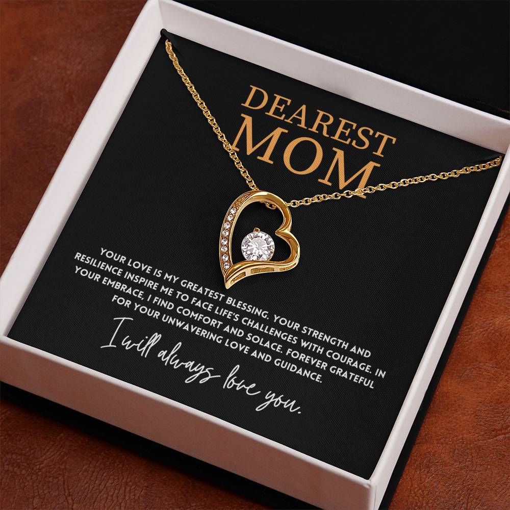 Dearest Mom, Best Necklace Gift For Mother Day Inspirational Necklace Gift Thoughtful Necklace Gift Best Mother’s Day Necklace Gift Jewelry Gift Meaningful Necklace Gift Sentimental Necklace Gift Thoughtful Jewelry