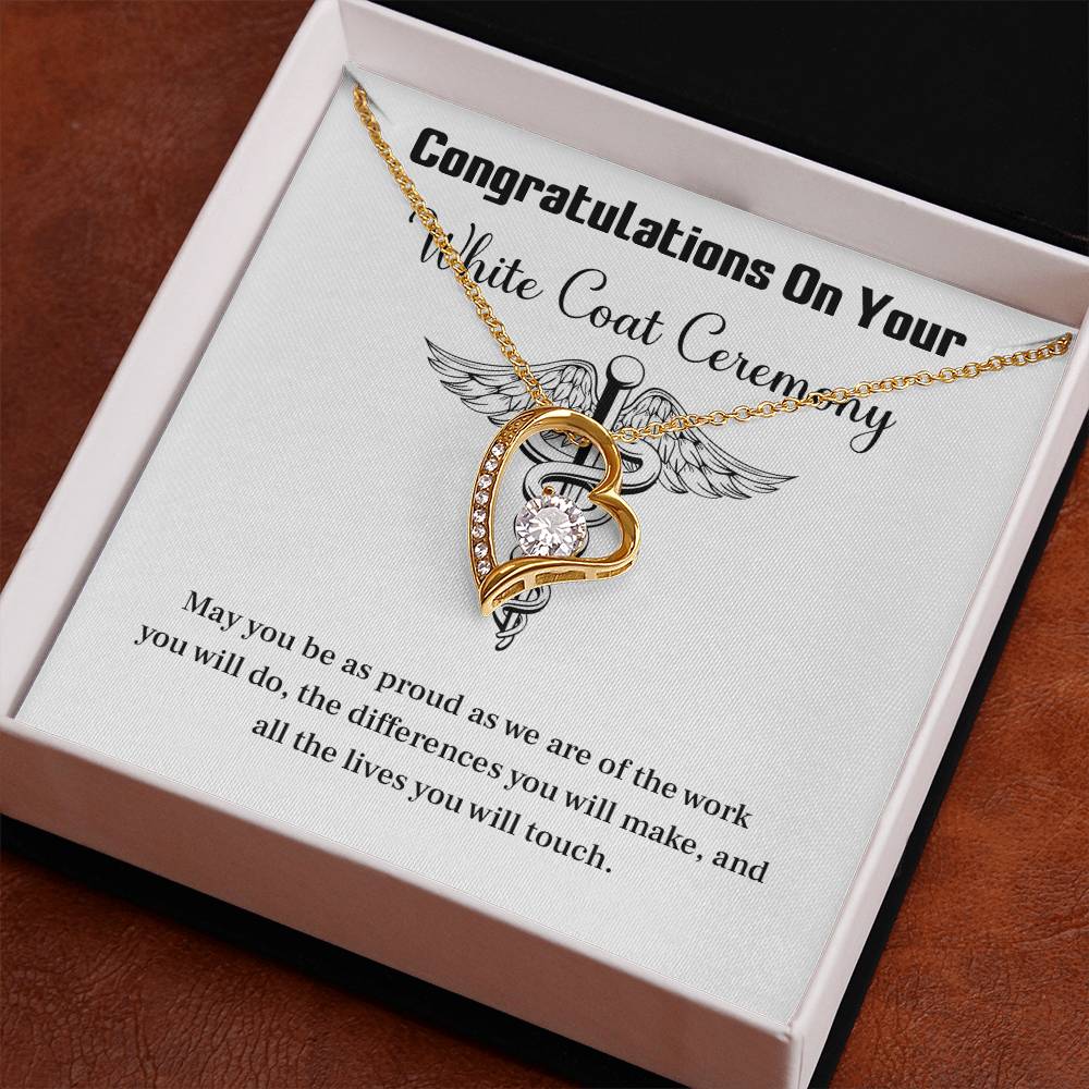 Congratulations On Your White Coat Ceremony You Can Conquer Necklace You Are Amazing Necklace Personal Development Jewelry Motivational Jewelry Gift From Dad Meaningful Gift For Graduates New Chapter Necklace Congratulations Necklace