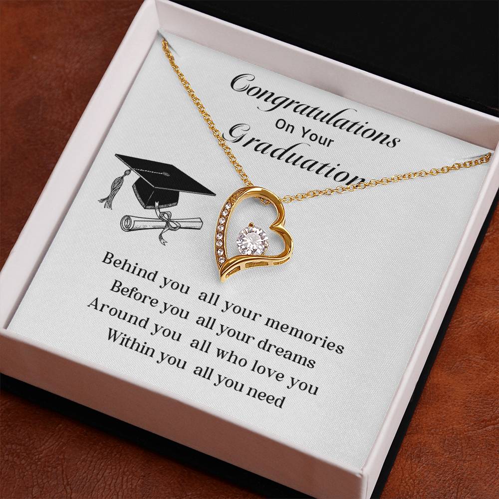 Congratulations On Your Graduation Necklace Graduation Necklace Gift Necklace For Graduate’s Special Day Gift For Graduate’s New Journey Necklace For Graduate’s Memories Gift For Graduate’s Success Emotional Gift For Graduates