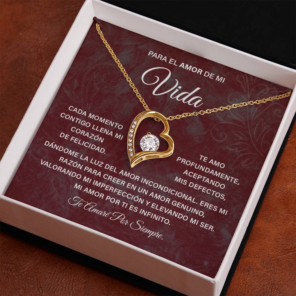 To the Love of My Life Infinity Necklace Gift Box