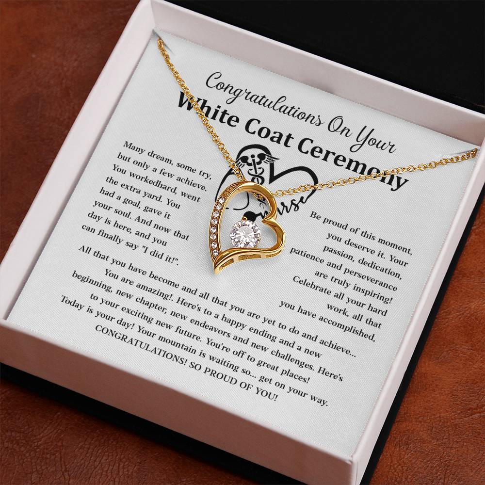 Congratulations On Your White Coat Ceremony You Can Conquer Necklace New Chapter Necklace Personal Growth Jewelry Motivational Jewelry White Coat Ceremony Congratulations Necklace Meaningful Gift For Graduates Emotional Connection Necklace