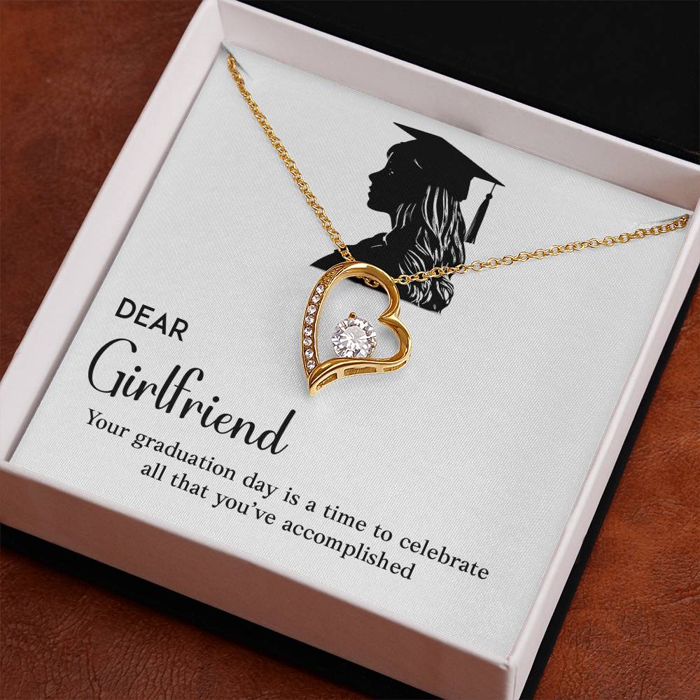 Dear Girlfriend Necklace Graduation Necklace Gift Necklace For Graduation Day Sentimental Graduation Gift Proud Partner Graduation Gift Necklace For New Beginnings Gift For Girlfriend’s Graduation Necklace For Future Success Gift For Girlfriend