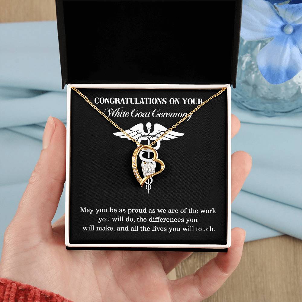 Congratulations On Your White Coat Ceremony You Can Conquer Necklace Enjoy The Journey Necklace Personal Growth Jewelry Motivational Jewelry Meaningful Gift For Graduates Achievements Necklace Congratulations Necklace White Coat Ceremony