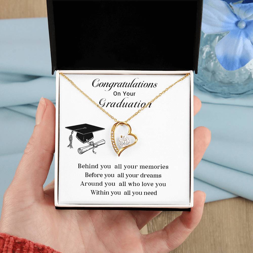 Congratulations On Your Graduation Necklace Graduation Necklace Gift Necklace For Graduate’s Special Day Gift For Graduate’s New Journey Necklace For Graduate’s Memories Gift For Graduate’s Success Emotional Gift For Graduates