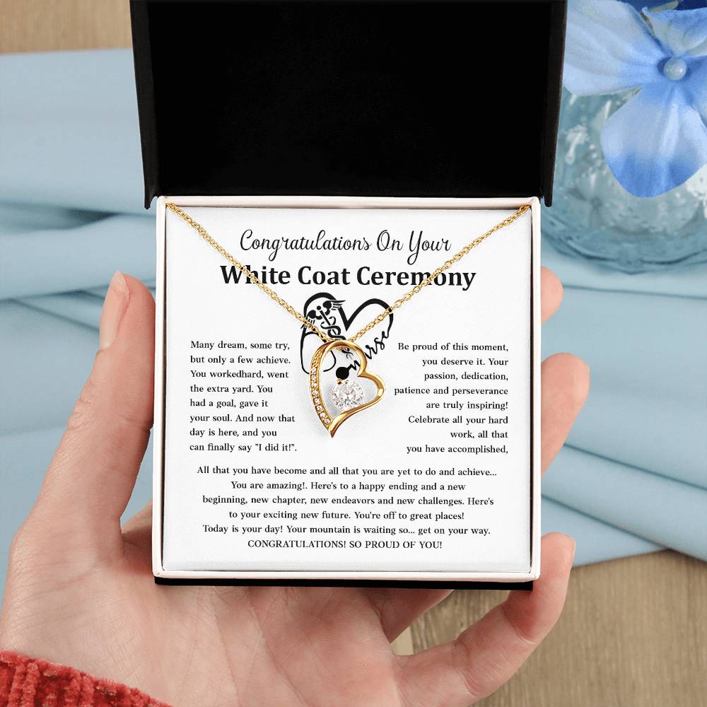 Congratulations On Your White Coat Ceremony You Can Conquer Necklace New Chapter Necklace Personal Growth Jewelry Motivational Jewelry White Coat Ceremony Congratulations Necklace Meaningful Gift For Graduates Emotional Connection Necklace