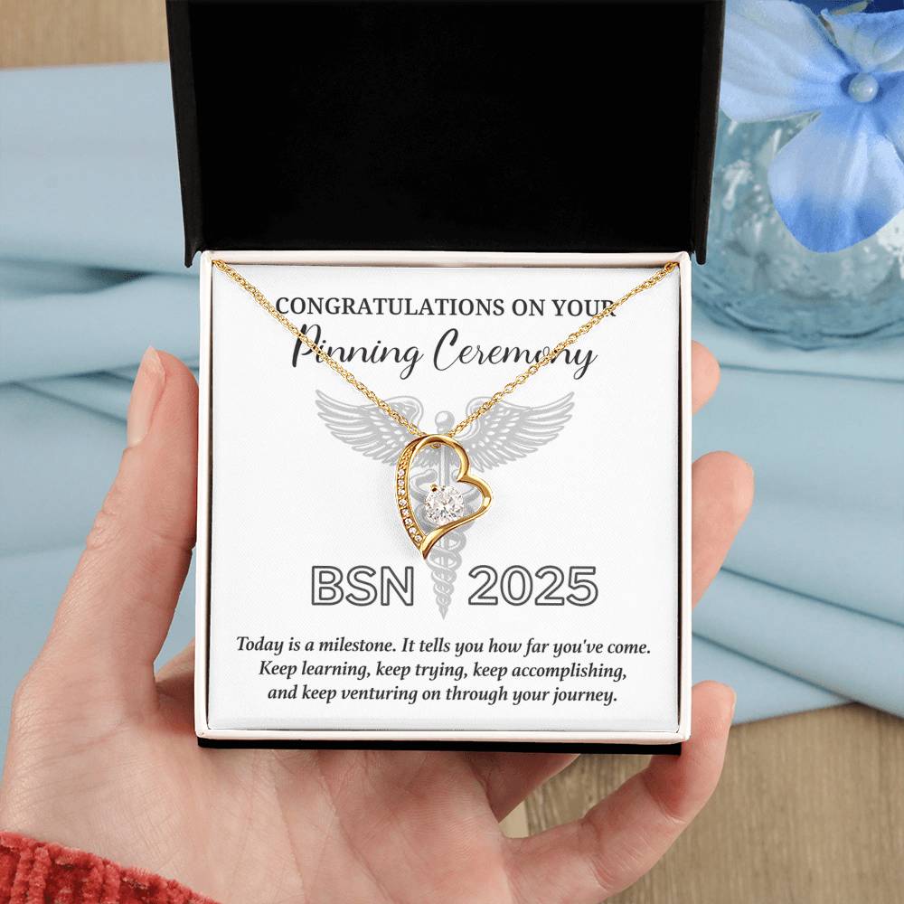 Pinning Ceremony Necklace Gift For Her With Gift Box