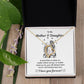 Mother Daughter Bond Necklace Gift with Message Card