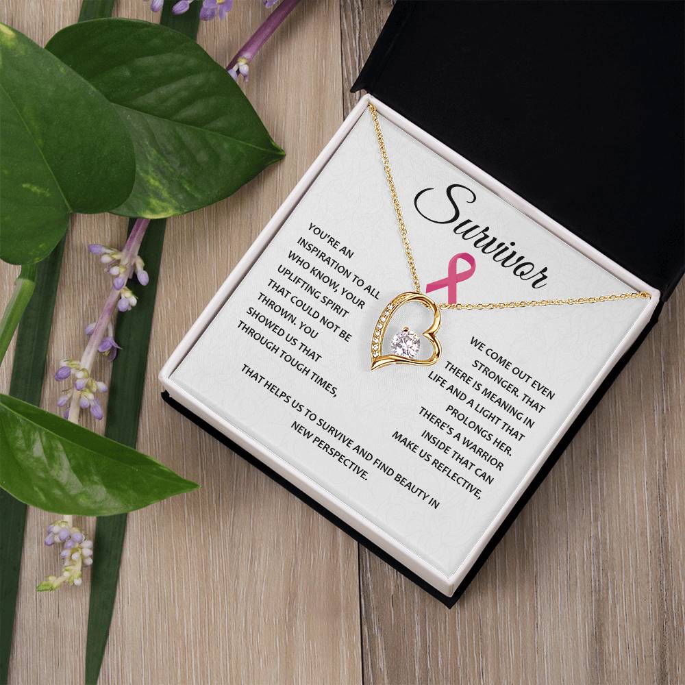 You're A Survivor Survivor Necklace Uplifting Spirit Necklace Meaningful Gift Supportive Gift For Fighters Motivational Jewelry Never Give Up Necklace Cancer Survivor Jewelry Breast Cancer Necklace For Soulmate Stronger Necklace