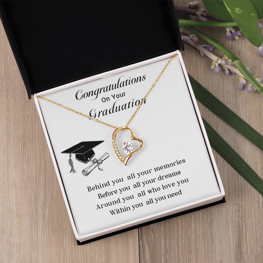 Congratulations On Your Graduation Necklace Graduation Necklace Gift Necklace For Graduate’s Special Day Gift For Graduate’s New Journey Necklace For Graduate’s Memories Gift For Graduate’s Success Emotional Gift For Graduates