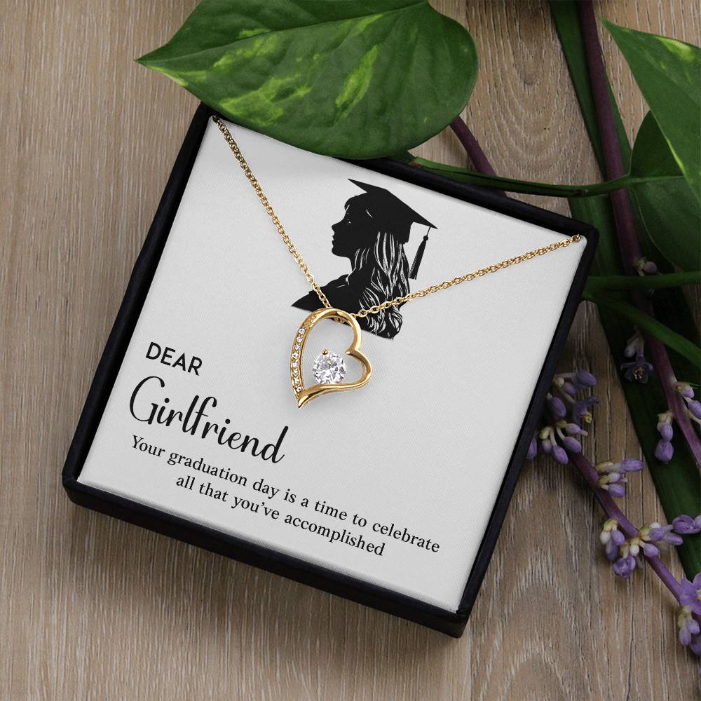 Dear Girlfriend Necklace Graduation Necklace Gift Necklace For Graduation Day Sentimental Graduation Gift Proud Partner Graduation Gift Necklace For New Beginnings Gift For Girlfriend’s Graduation Necklace For Future Success Gift For Girlfriend