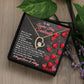 To My Smokin' Hot Soulmate Necklace - A Perfect Surprise For Your Wife Or Girlfriend, This Exquisite Jewelry Comes With A Sizzling Message Card, Making It A Thoughtful And Romantic Valentine's Day Gift.