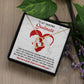 To My Amazing Soulmate Necklace Gift- Loving You Has Been Such A Blessing, Valentine's Day Soulmate Jewelry With A Meaningful Message Card.