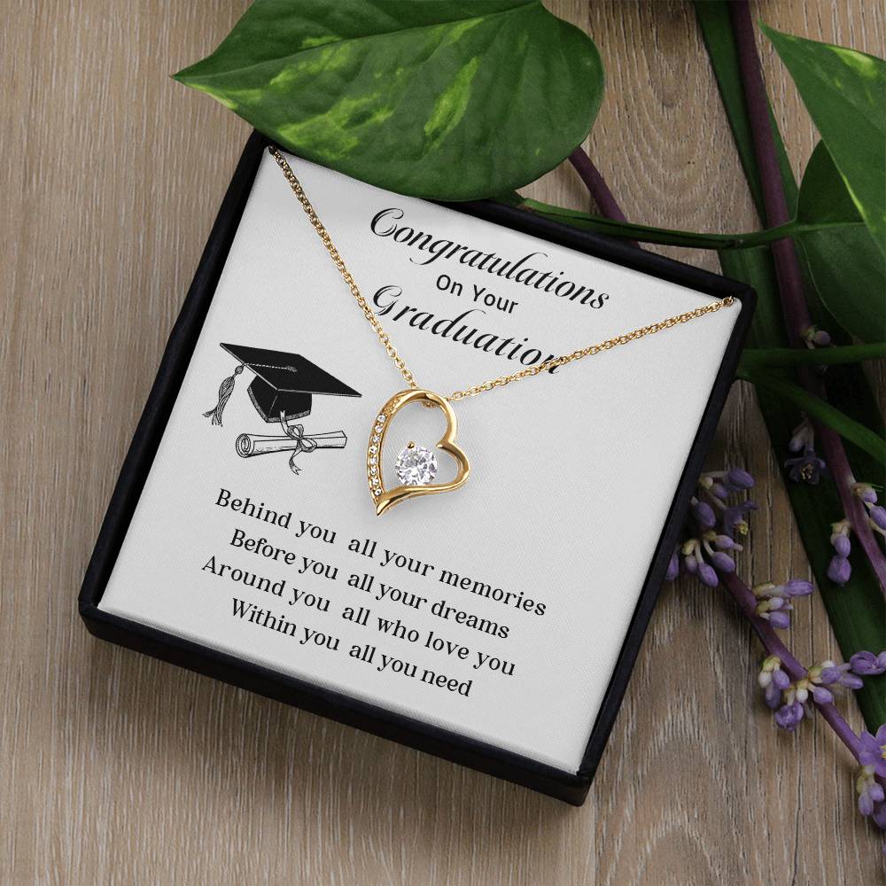 Congratulations On Your Graduation Necklace Graduation Necklace Gift Necklace For Graduate’s Special Day Gift For Graduate’s New Journey Necklace For Graduate’s Memories Gift For Graduate’s Success Emotional Gift For Graduates