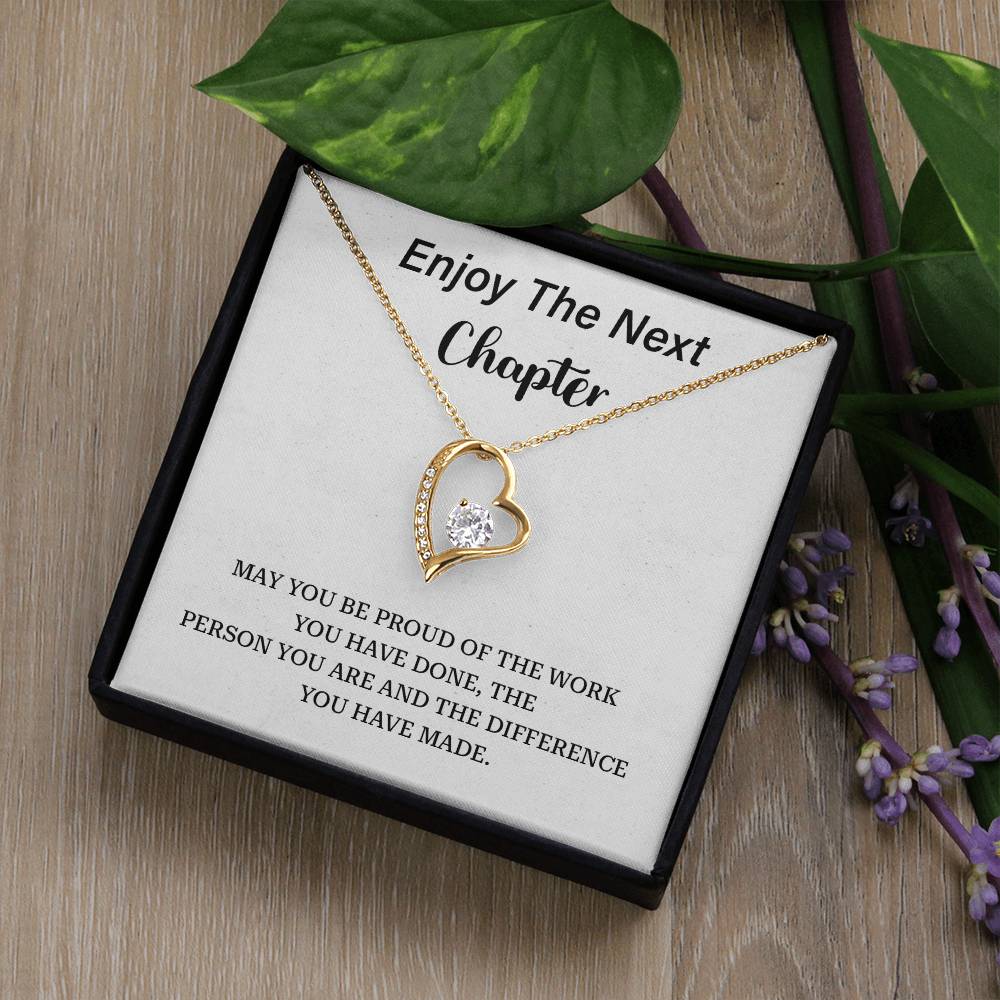 Enjoy The Next Chapter Enjoy The Next Chapter Necklace Gift Jewelry Gift For New Chapter In Life Emotional Gift For Life Change Best Sentimental Gift For Transition Gift For New Chapter In Life Necklace Gift For Celebrating New Chapter Sentimental Jewelry