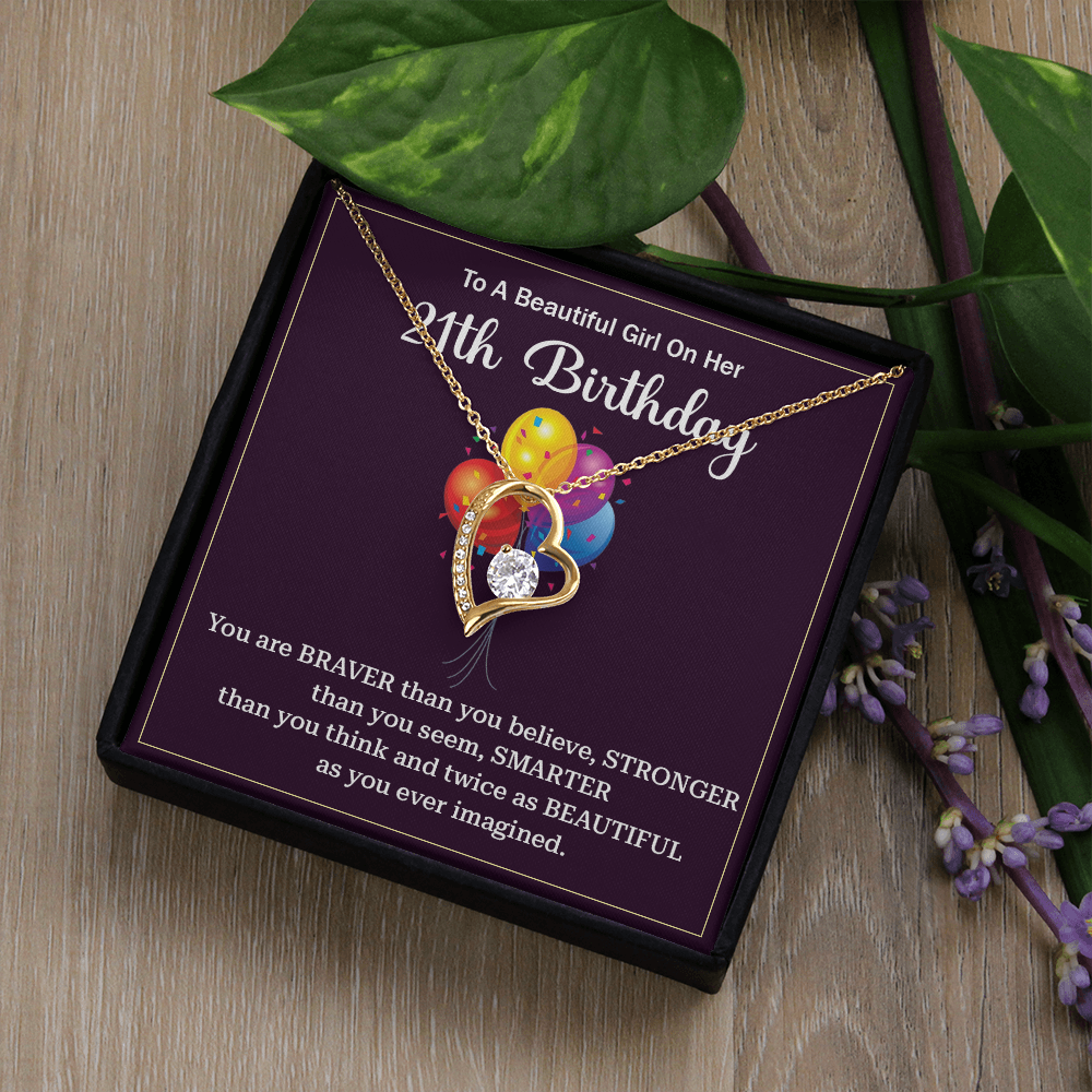 A Beautiful 21st Birthday Gift Necklace For Strength