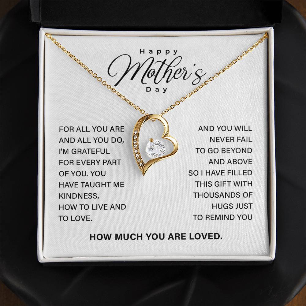 Mother’s Day Necklace Gift with Keepsake Message Card