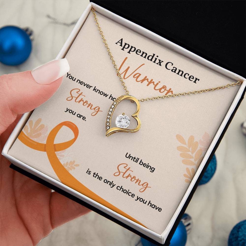 Appendix Cancer Warrior Gift – Message Card Inside
