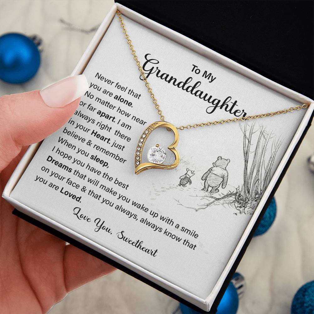 To My Granddaughter Gift From Grandpa With Heartfelt Message Card