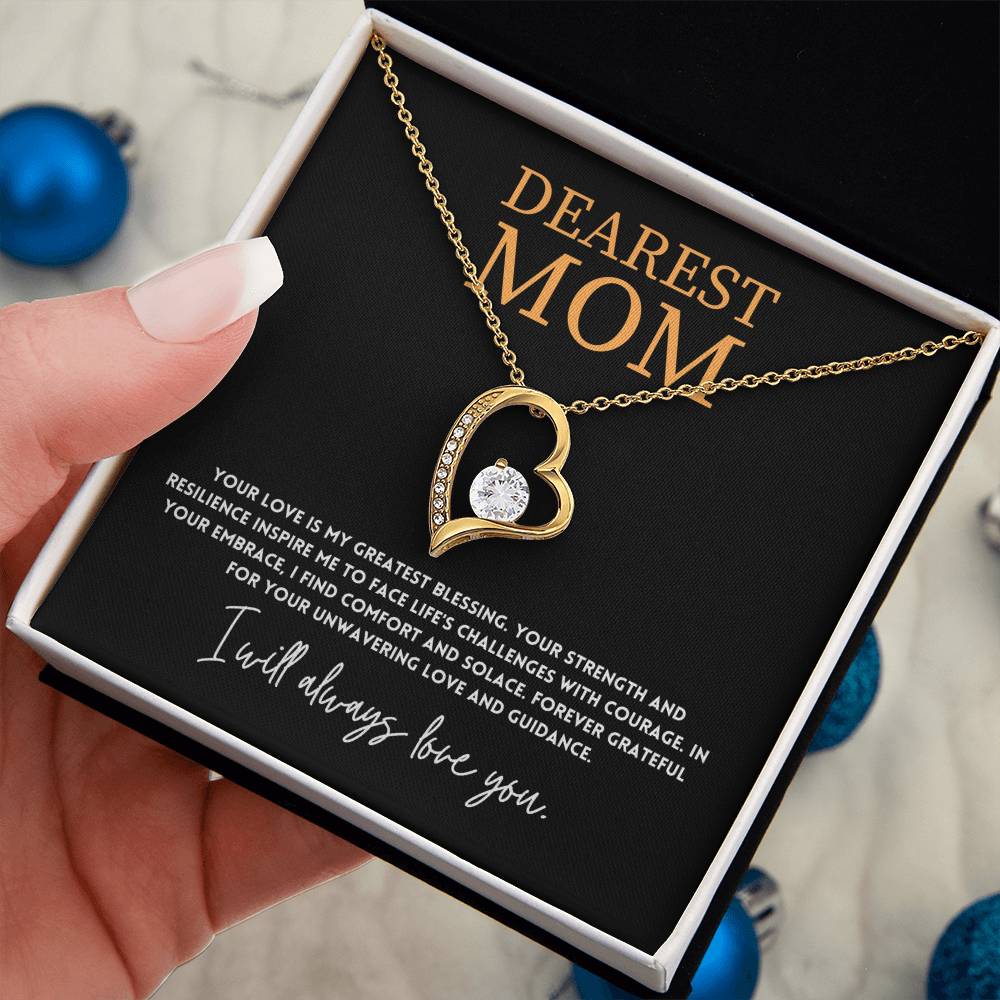 Dearest Mom, Best Necklace Gift For Mother Day Inspirational Necklace Gift Thoughtful Necklace Gift Best Mother’s Day Necklace Gift Jewelry Gift Meaningful Necklace Gift Sentimental Necklace Gift Thoughtful Jewelry