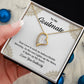 Soulmate Gift for Her with Heart Pendant Message