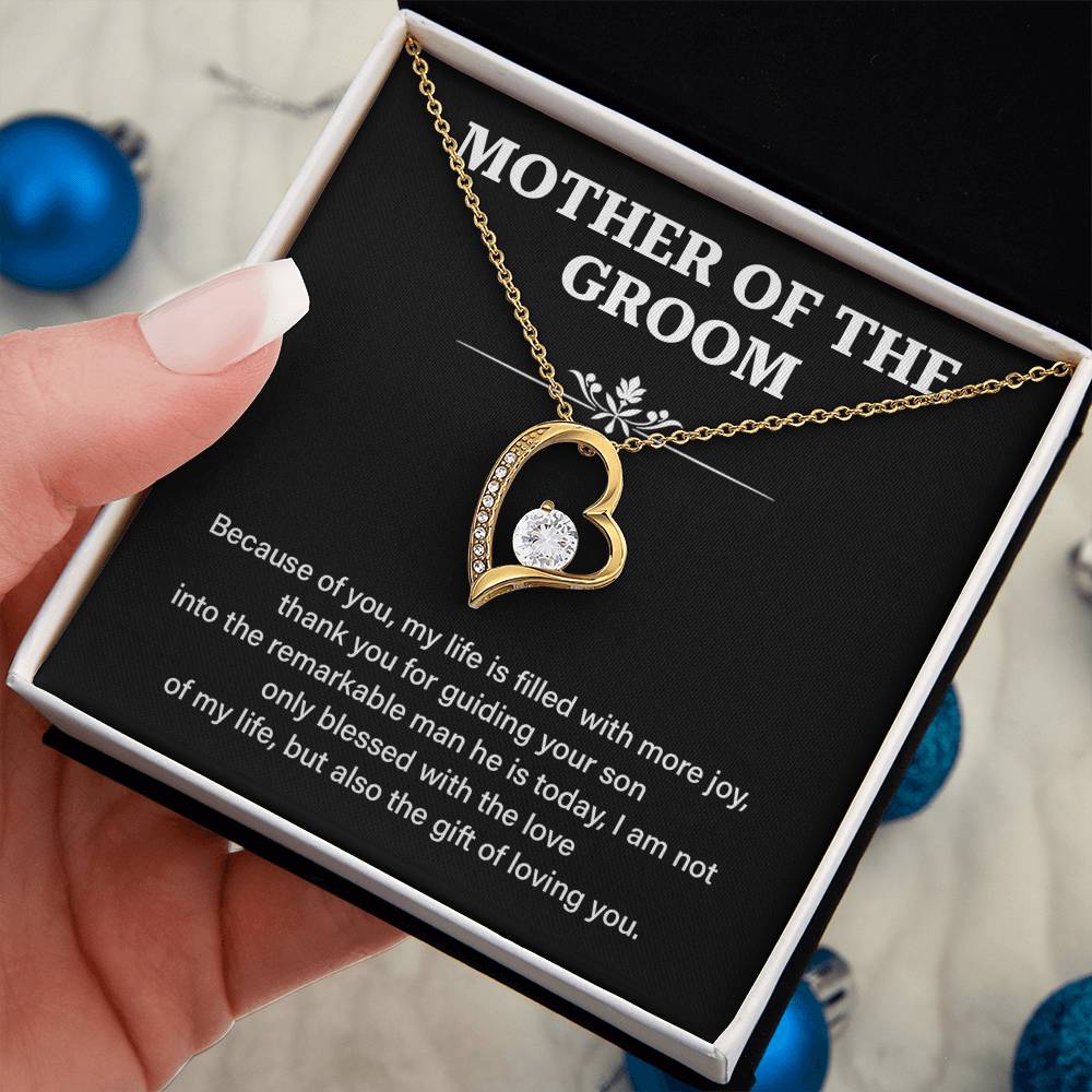 To The Mother Of The Groom Mother Of The Groom Necklace Gift Sentimental Jewelry For Mother Of The Groom Jewelry Gift For Groom's Mom Special Gift For Groom's Mom Meaningful Gift For Groom's Mother Supportive Gift For Mother Unique Gift For Mother