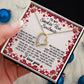 Hot Soulmate Necklace Gift for Her with Message Card