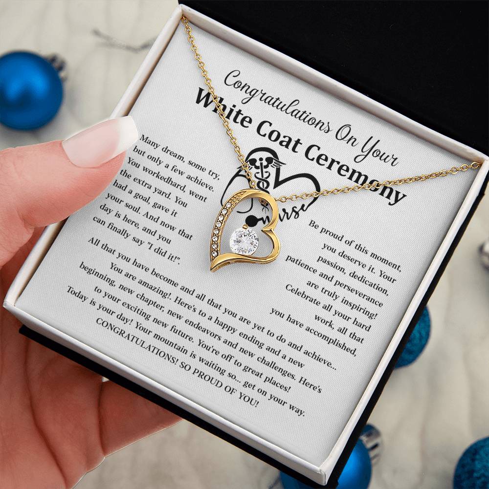 Congratulations On Your White Coat Ceremony You Can Conquer Necklace New Chapter Necklace Personal Growth Jewelry Motivational Jewelry White Coat Ceremony Congratulations Necklace Meaningful Gift For Graduates Emotional Connection Necklace