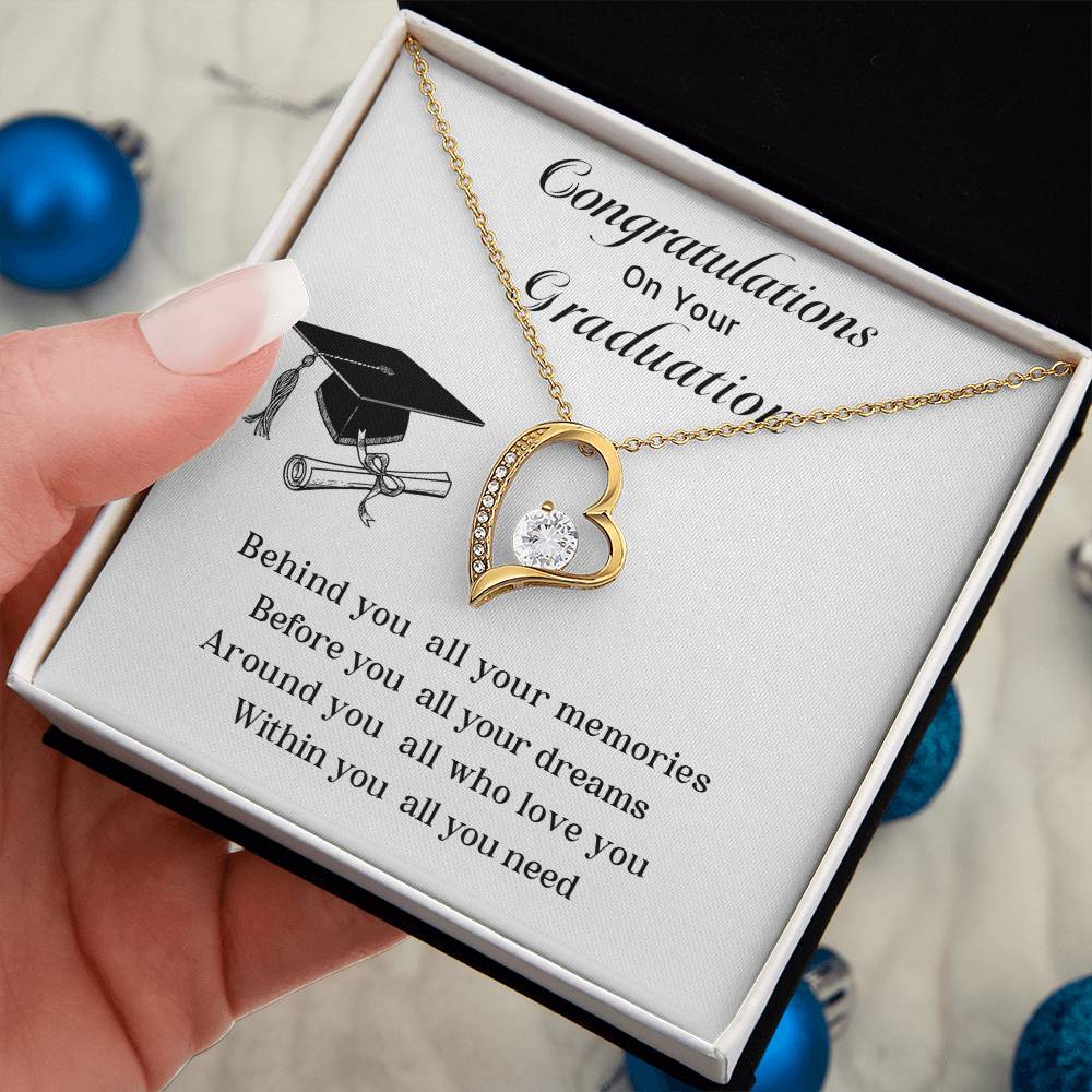 Congratulations On Your Graduation Necklace Graduation Necklace Gift Necklace For Graduate’s Special Day Gift For Graduate’s New Journey Necklace For Graduate’s Memories Gift For Graduate’s Success Emotional Gift For Graduates