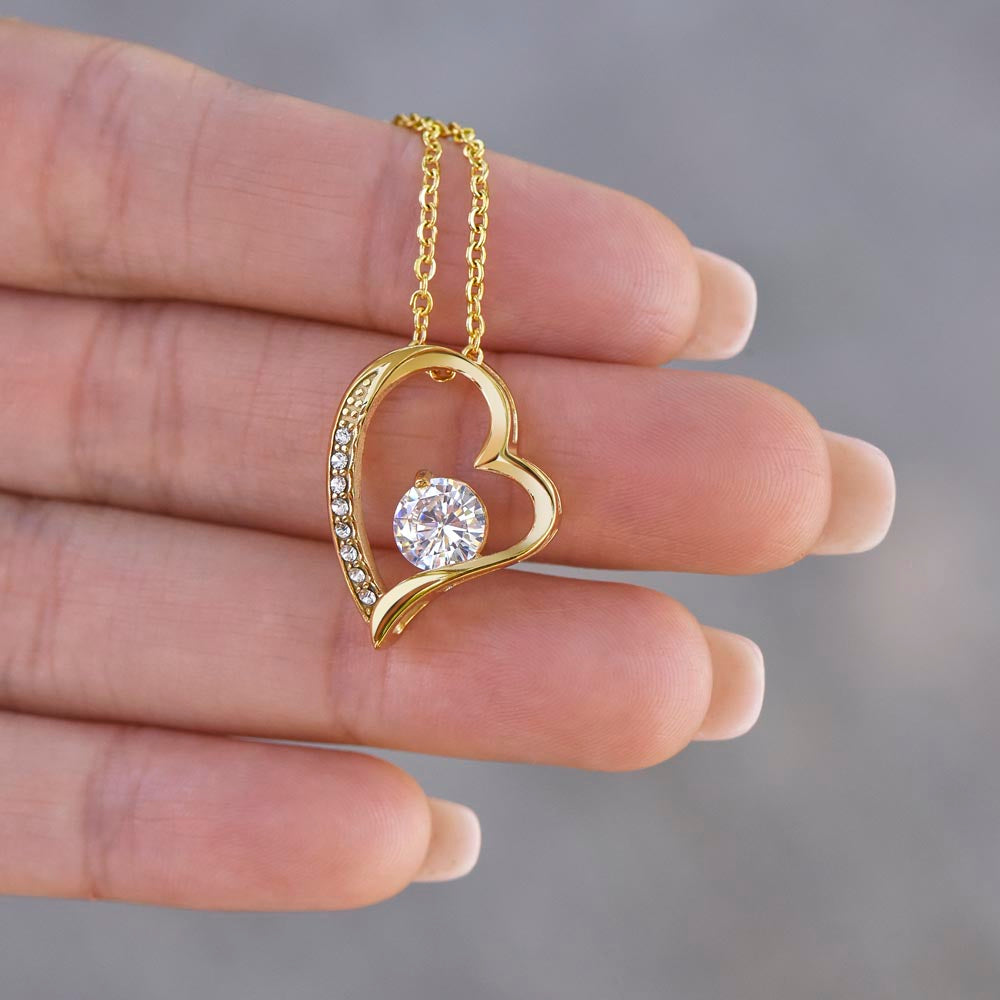 To My Soulmate Necklace Gift- Nothing Can Measure The Depth Of My Love For You, Valentine's Day Soulmate Jewelry With A Meaningful Message Card.