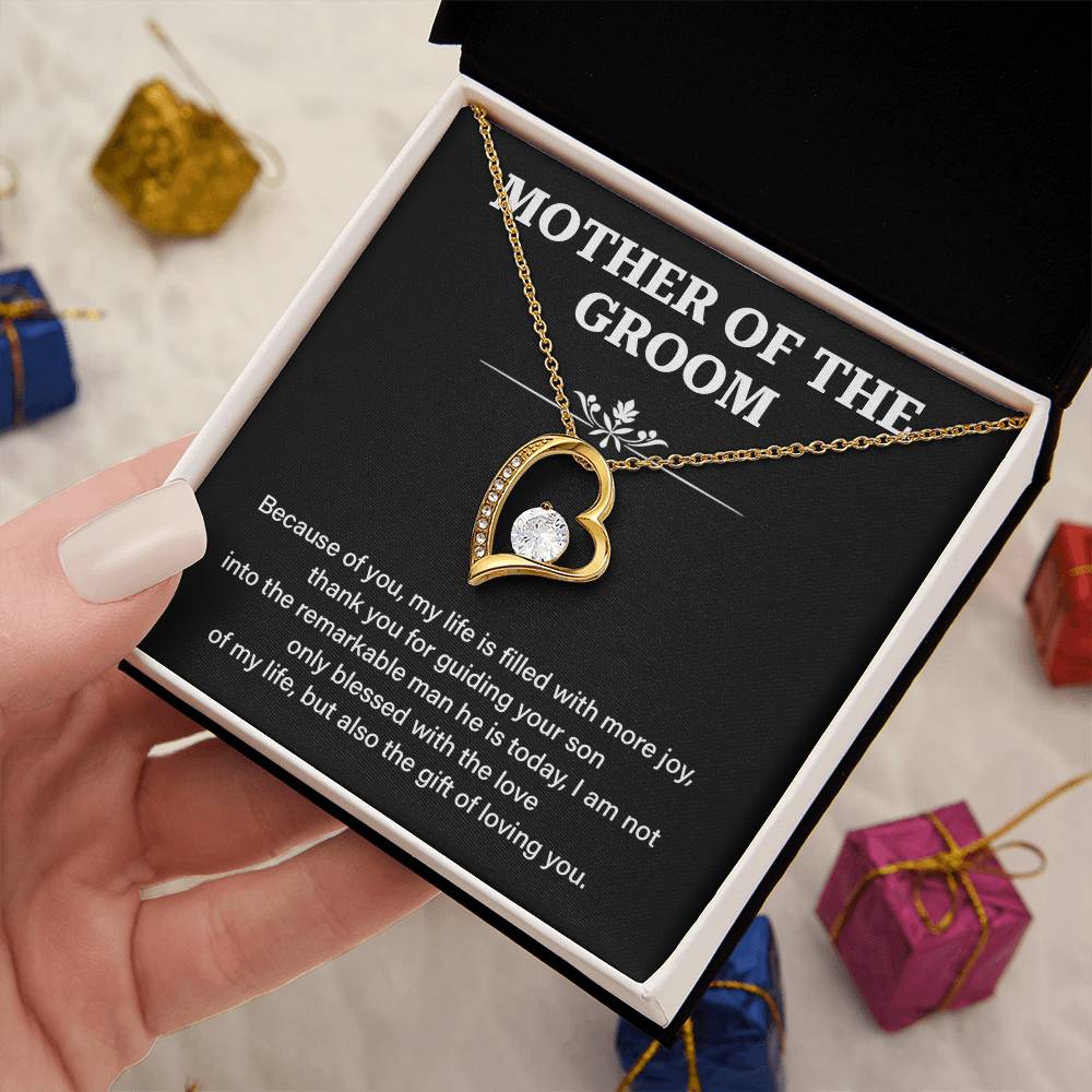 To The Mother Of The Groom Mother Of The Groom Necklace Gift Sentimental Jewelry For Mother Of The Groom Jewelry Gift For Groom's Mom Special Gift For Groom's Mom Meaningful Gift For Groom's Mother Supportive Gift For Mother Unique Gift For Mother