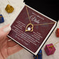 To the Love of My Life Infinity Necklace Gift Box
