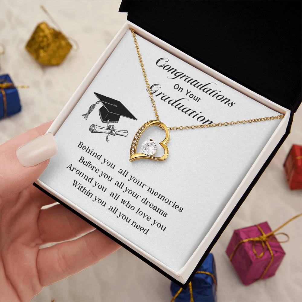 Congratulations On Your Graduation Necklace Graduation Necklace Gift Necklace For Graduate’s Special Day Gift For Graduate’s New Journey Necklace For Graduate’s Memories Gift For Graduate’s Success Emotional Gift For Graduates