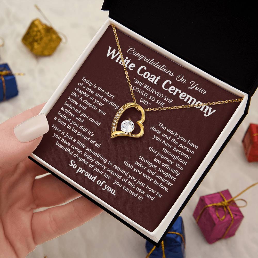 Congratulations On Your White Coat Ceremony You Can Conquer Necklace You Are Amazing Necklace Personal Development Jewelry Motivational Jewelry Gift From Dad Meaningful Gift For Graduates New Chapter Necklace Congratulations Necklace