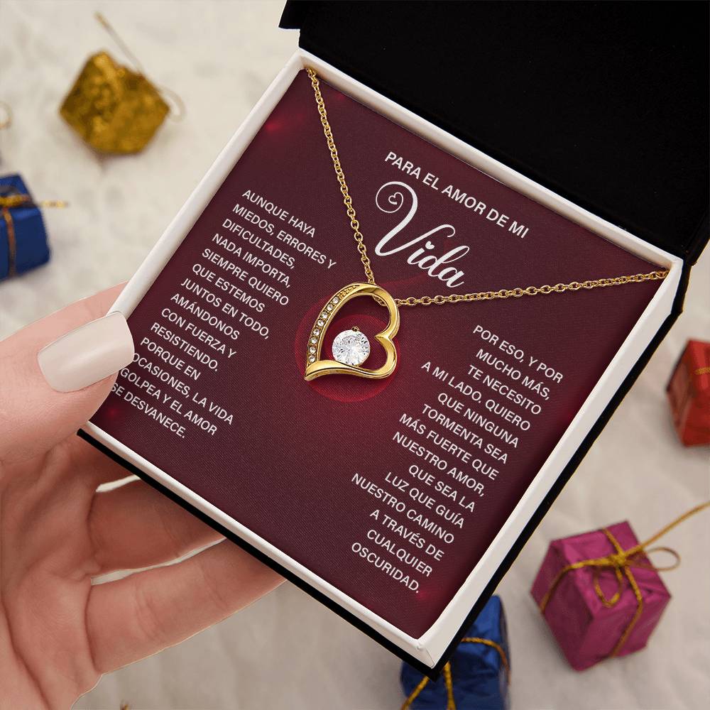 Spanish Love Necklace Gift for Wife or Girlfriend