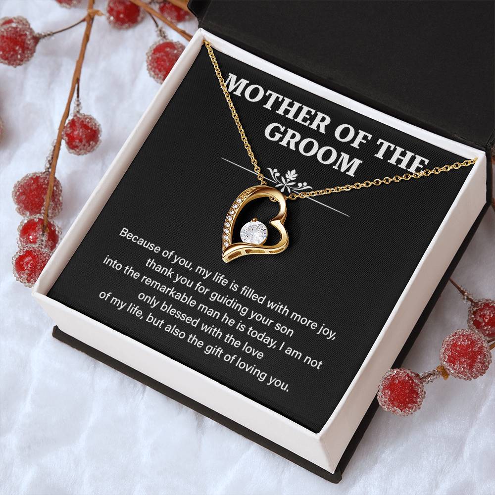 To The Mother Of The Groom Mother Of The Groom Necklace Gift Sentimental Jewelry For Mother Of The Groom Jewelry Gift For Groom's Mom Special Gift For Groom's Mom Meaningful Gift For Groom's Mother Supportive Gift For Mother Unique Gift For Mother