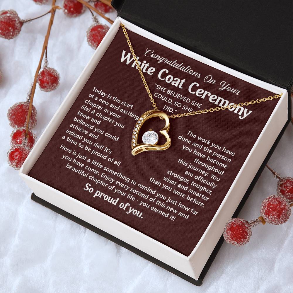 Congratulations On Your White Coat Ceremony You Can Conquer Necklace You Are Amazing Necklace Personal Development Jewelry Motivational Jewelry Gift From Dad Meaningful Gift For Graduates New Chapter Necklace Congratulations Necklace