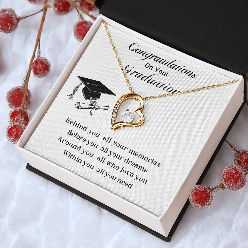 Congratulations On Your Graduation Necklace Graduation Necklace Gift Necklace For Graduate’s Special Day Gift For Graduate’s New Journey Necklace For Graduate’s Memories Gift For Graduate’s Success Emotional Gift For Graduates