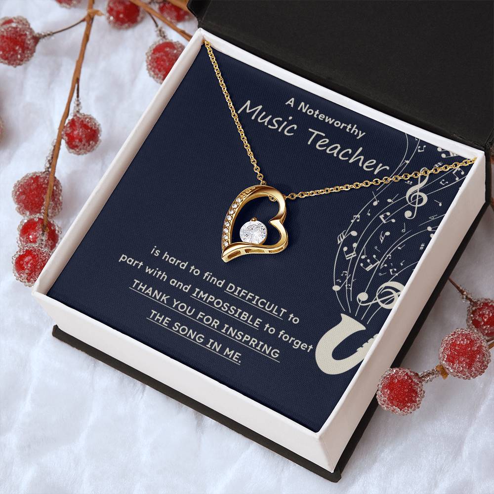 A Noteworthy Music Teacher Artistic Expression Jewelry Melodic Journey Necklace Passion For Music Necklace Soulful Artistry Jewelry Musical Journey Gift Creative Flow Necklace Inspiring Art Jewelry Imaginative Sound Jewelry Cultural Expression Necklace