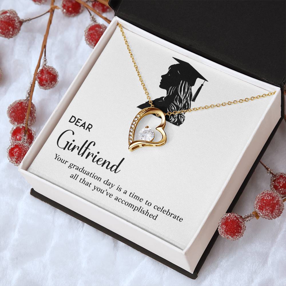 Dear Girlfriend Necklace Graduation Necklace Gift Necklace For Graduation Day Sentimental Graduation Gift Proud Partner Graduation Gift Necklace For New Beginnings Gift For Girlfriend’s Graduation Necklace For Future Success Gift For Girlfriend