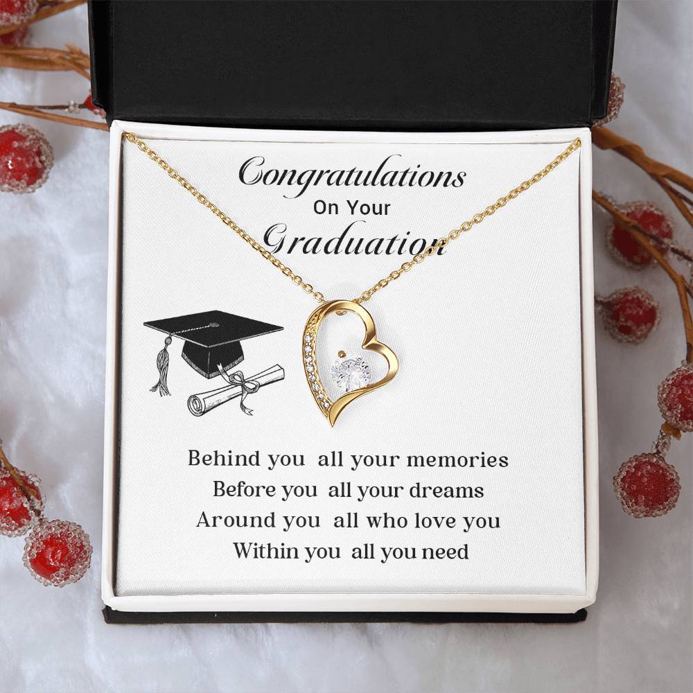 Congratulations On Your Graduation Necklace Graduation Necklace Gift Necklace For Graduate’s Special Day Gift For Graduate’s New Journey Necklace For Graduate’s Memories Gift For Graduate’s Success Emotional Gift For Graduates