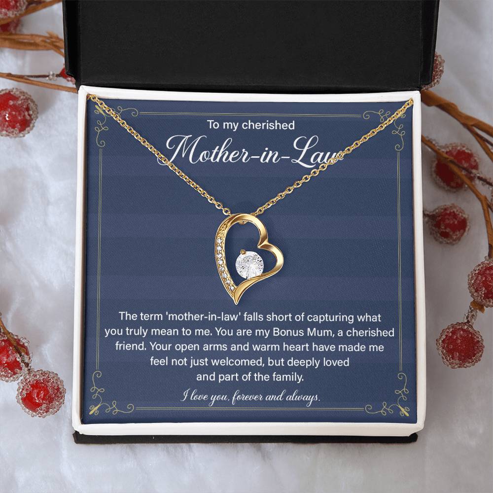 Jewelry Gift for Special Mother-in-law With Message Card